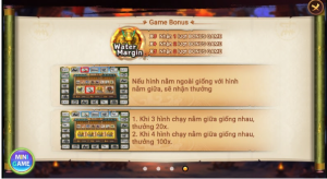 Các mức đặt cược trong game thủy hử Sunwin 